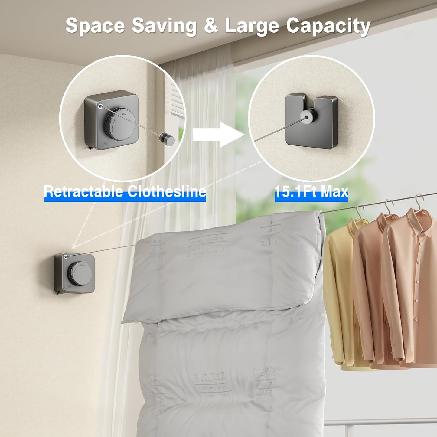 Domus Retractable Clothesline