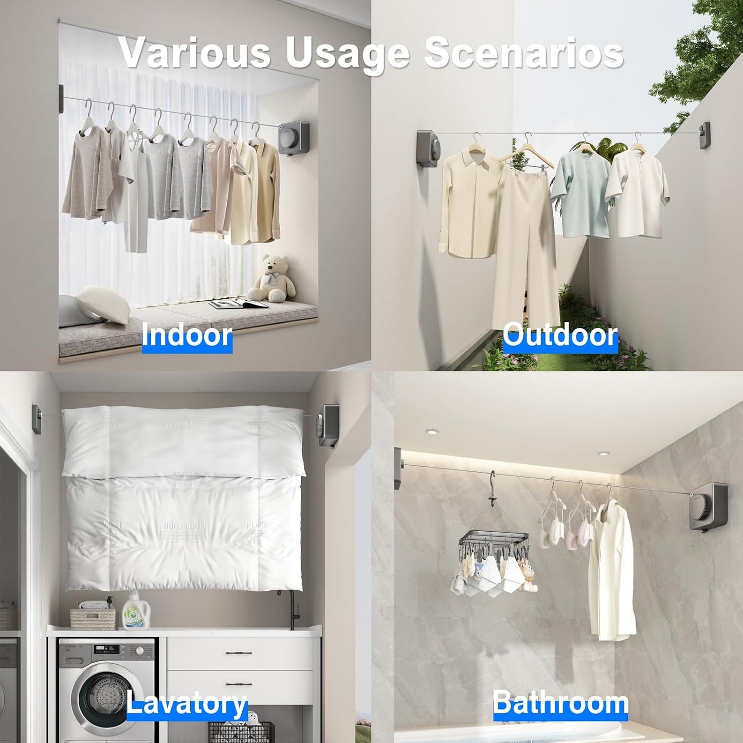 Domus Retractable Clothesline
